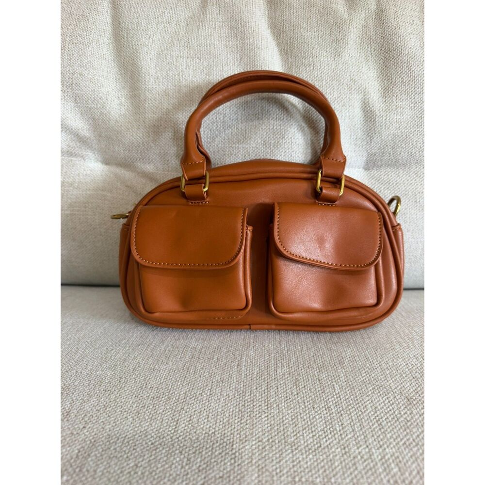Brown Women’s Handbag Crossbody Bag – Adjustable Strap – Multi Pocket